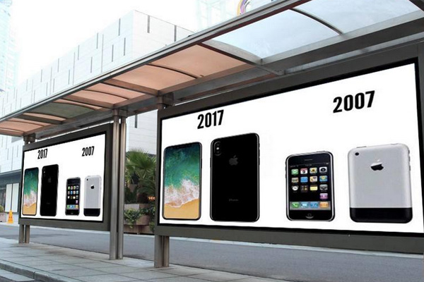 uv平板打印機(jī)在公交候車亭廣告的應(yīng)用解析